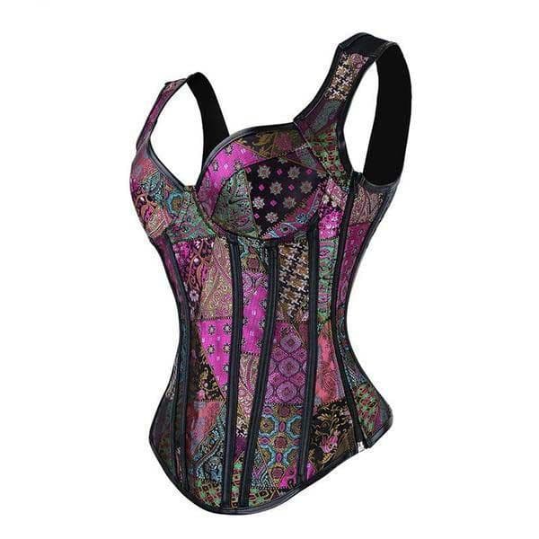 Corset Violet — Steampunk Éblouissant - Image 3