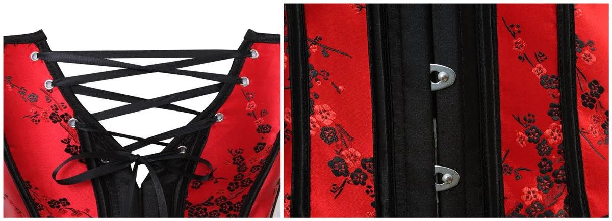 Corset Bustier Décolleté : Red Scarlet - Image 14