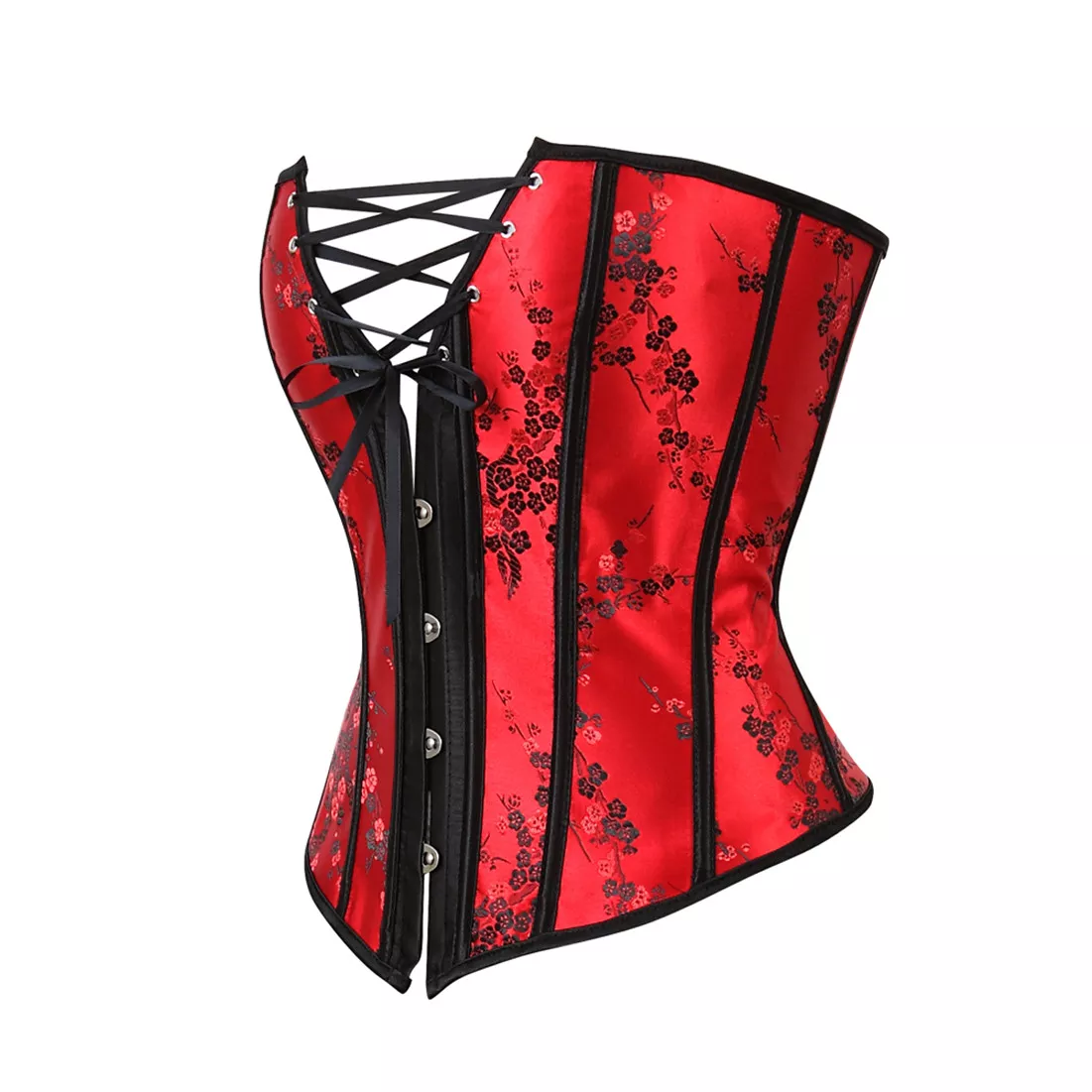 Corset Bustier Décolleté : Red Scarlet - Image 4