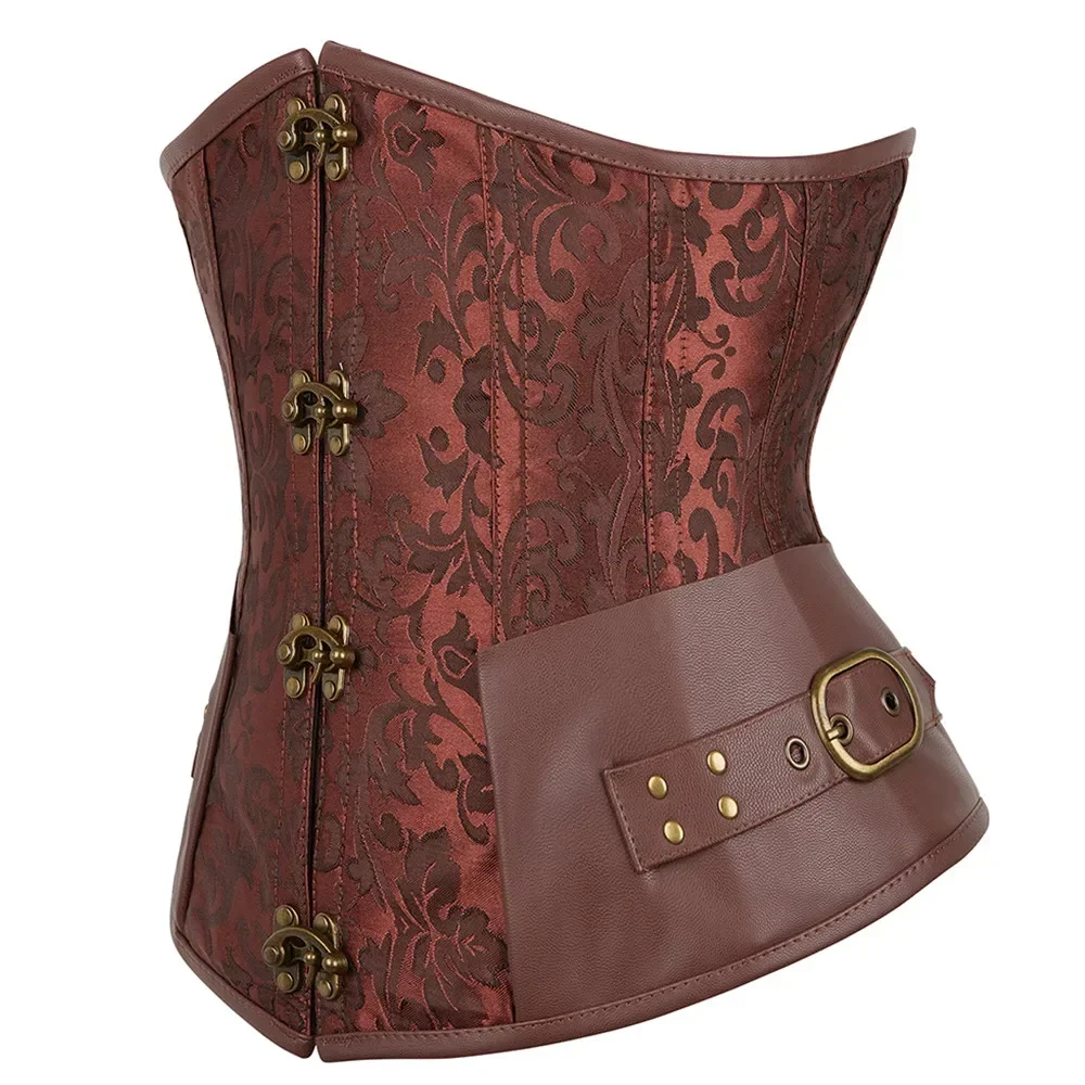 Corset Marron — Steampunk Underbust - Image 4