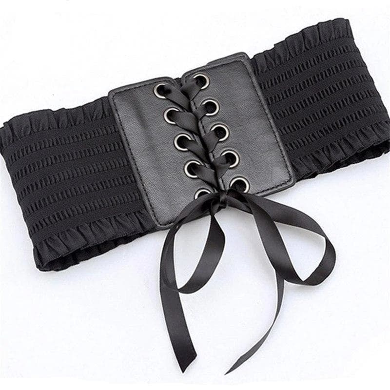 Corset Serre Taille Noir - Image 3