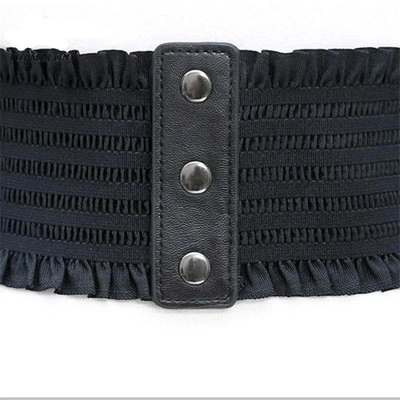 Corset Serre Taille Noir - Image 6