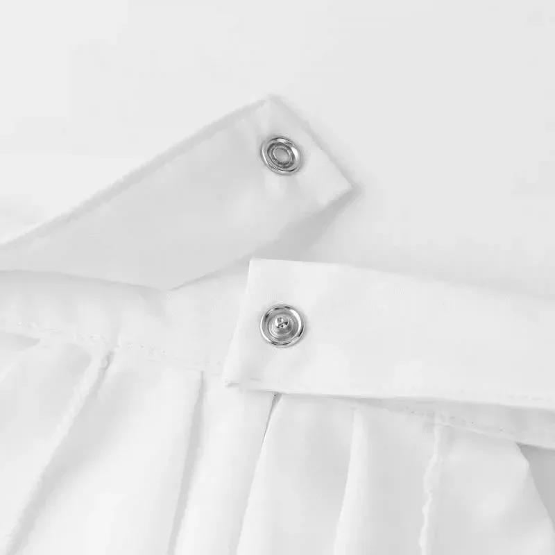 Faux Col Victorien Blanc - Jabot Noble Renaissance - Image 4