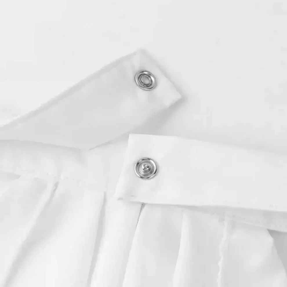 Faux Col Victorien Blanc - Jabot Noble Renaissance - Image 8