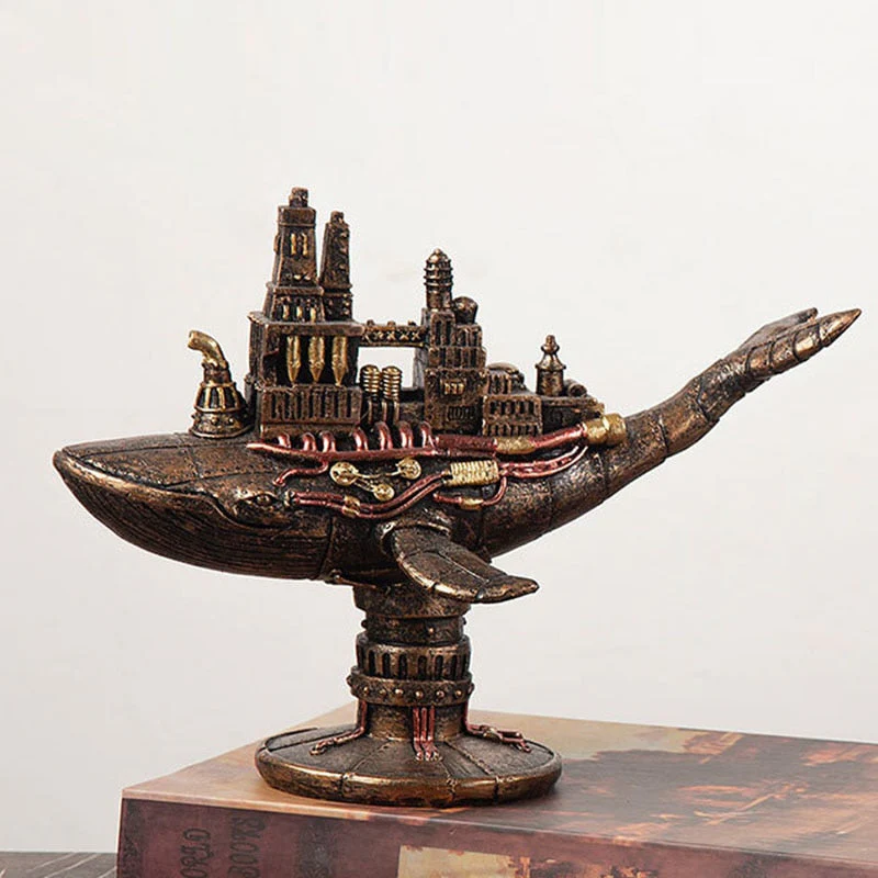 Décoration Steampunk Baleine Fantastique - Image 5