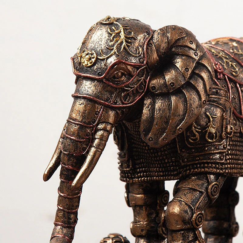 Décoration Steampunk Eléphant Mécanique - Image 3