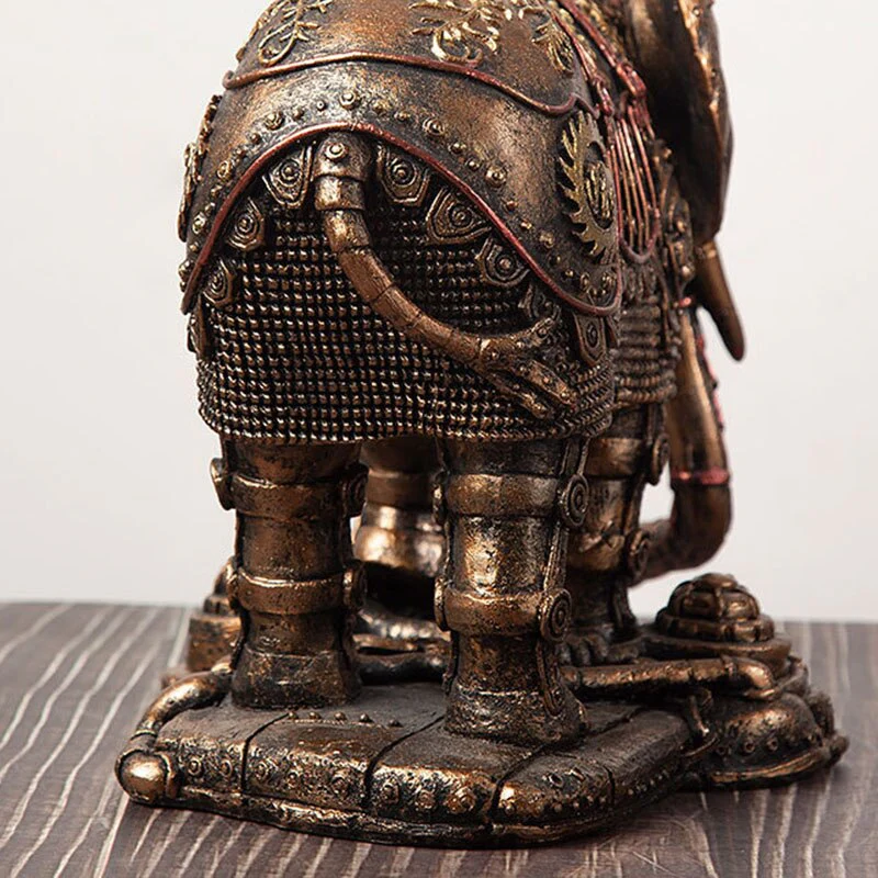 Décoration Steampunk Eléphant Mécanique - Image 4