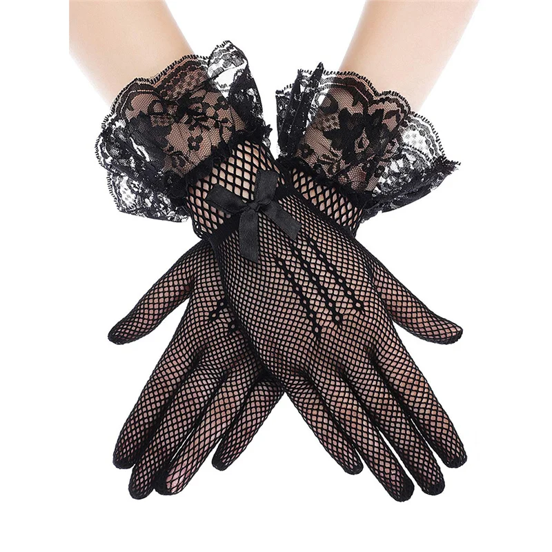 Gants Gotthiques Courts — Dark Mittens