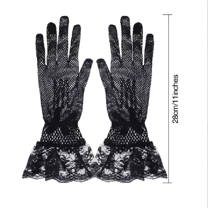 Gants Gotthiques Courts — Dark Mittens - Image 5