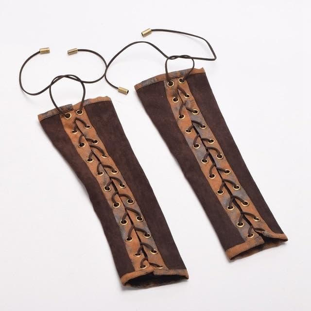 Gants Longs Femme — Marron Steampunk - Image 5