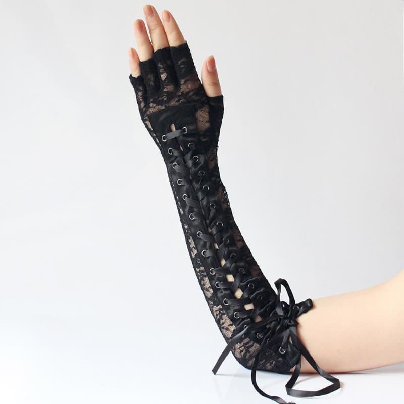Gants Steampunk Noir - Image 4