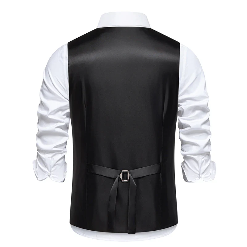 Gilet Costume Homme Vintage - Effet Deux Pièces - Image 6