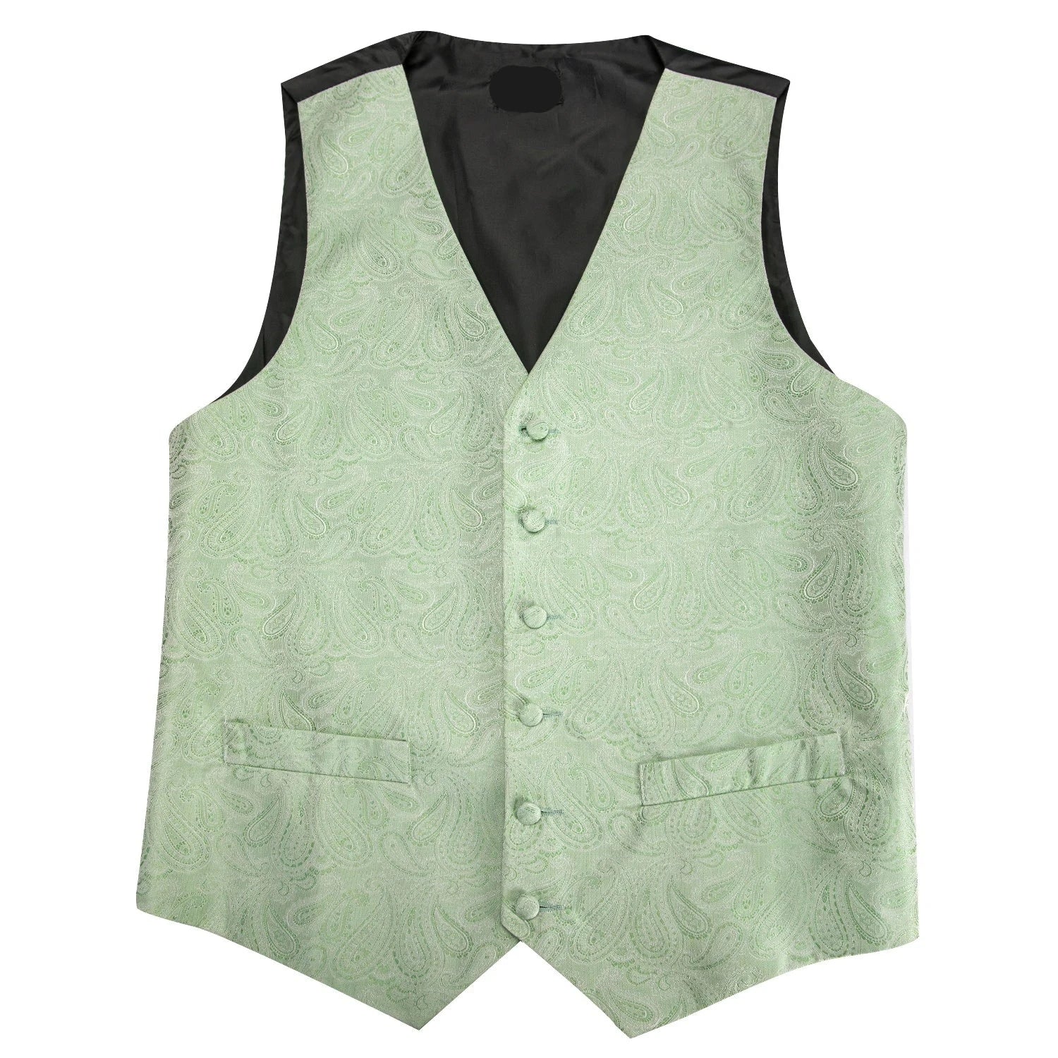 Gilet Costume Homme Vert - Image 5