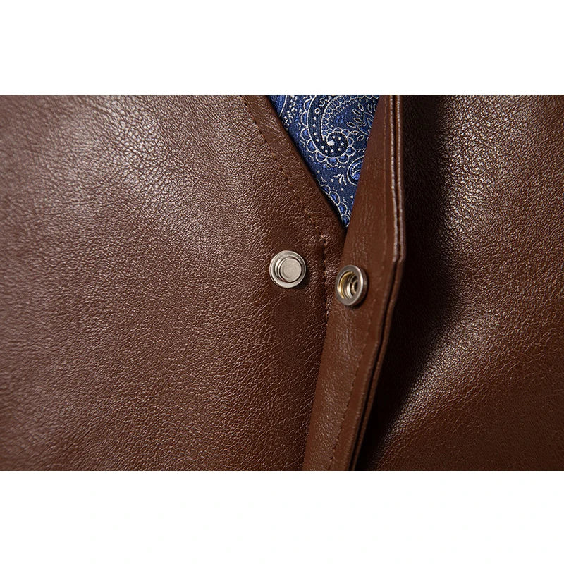 Gilet Cuir Homme Sans Manche - Dorian Gray - Image 8