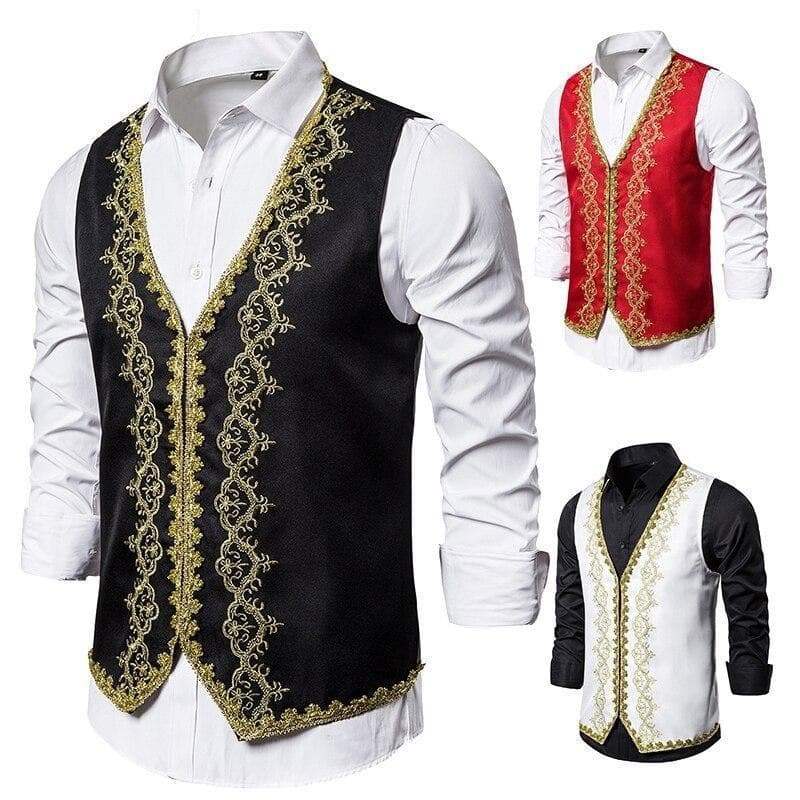 Gilet Brodé Homme - Image 4