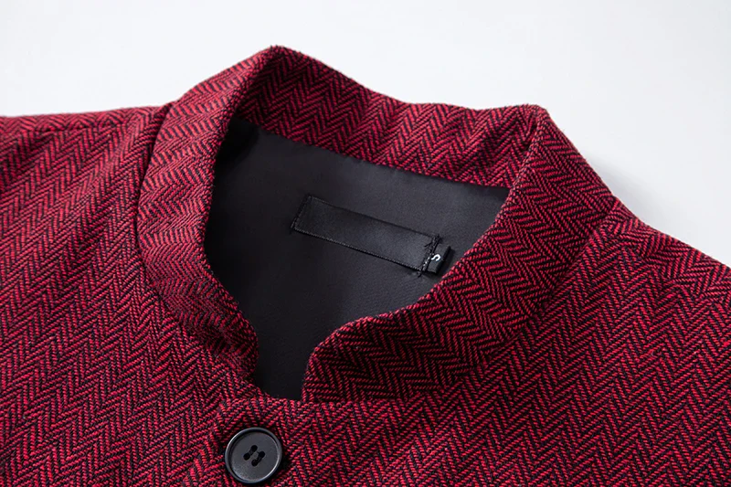 Gilet Homme Chevrons Vintage - Tweed Ajusté - Image 16