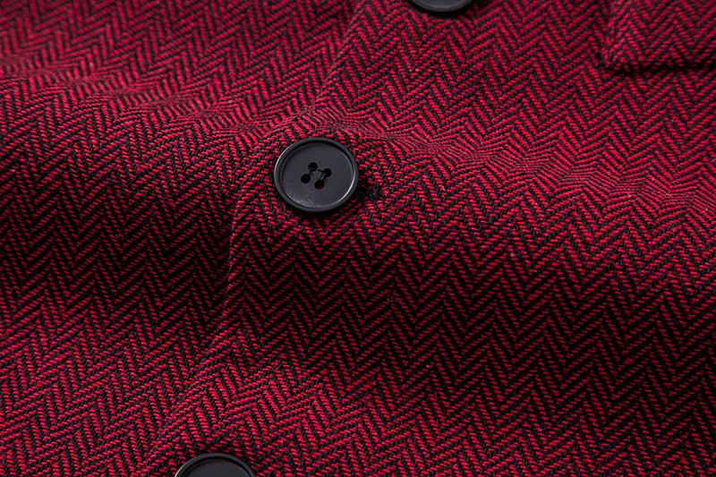 Gilet Homme Chevrons Vintage - Tweed Ajusté - Image 18