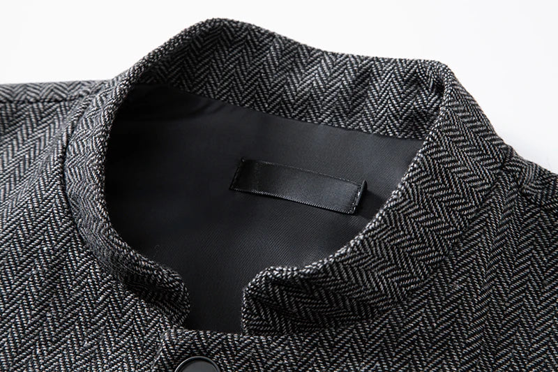 Gilet Homme Chevrons Vintage - Tweed Ajusté - Image 21