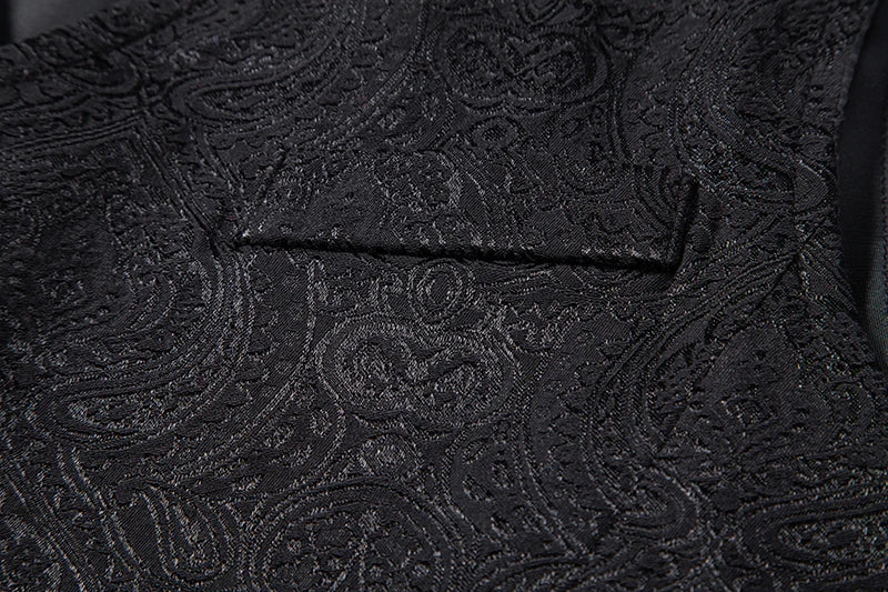 Gilet Jacquard Homme - Style Dandy Victorien - Image 12
