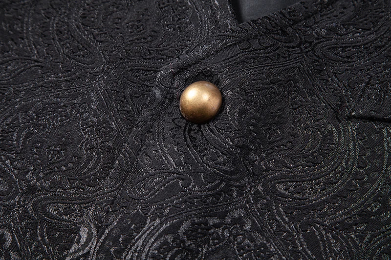 Gilet Jacquard Homme - Style Dandy Victorien - Image 13