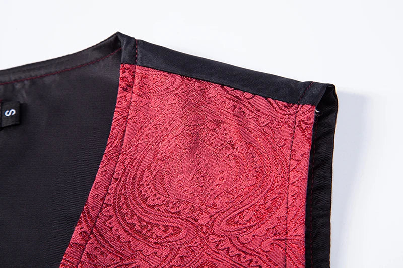 Gilet Jacquard Homme - Style Dandy Victorien - Image 23