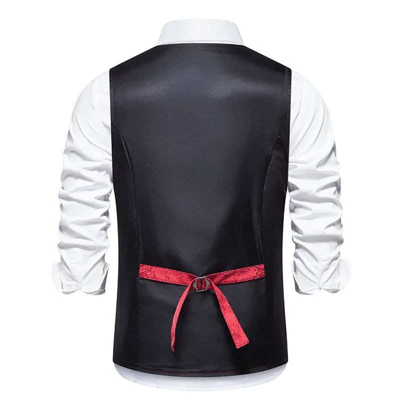 Gilet Jacquard Homme - Style Dandy Victorien - Image 6