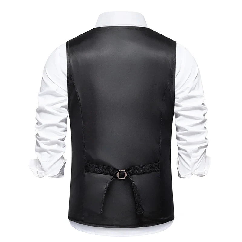 Gilet Jacquard Homme - Style Dandy Victorien - Image 9