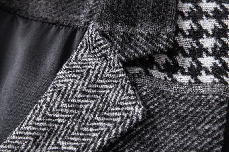 Gilet Patchwork Homme - Tweed Vintage - Image 12