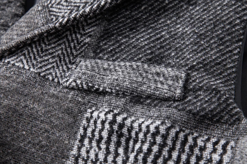 Gilet Patchwork Homme - Tweed Vintage - Image 13
