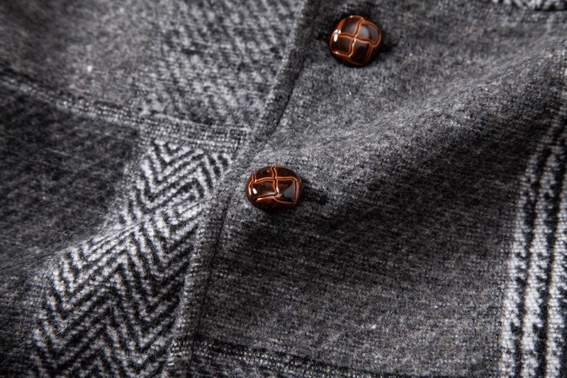 Gilet Patchwork Homme - Tweed Vintage - Image 14