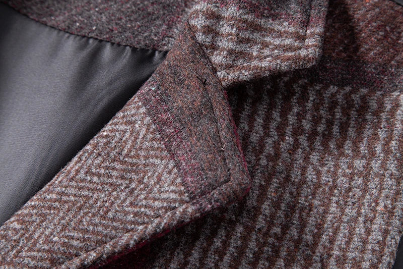 Gilet Patchwork Homme - Tweed Vintage - Image 22