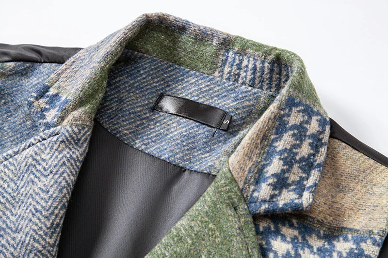 Gilet Patchwork Homme - Tweed Vintage - Image 30