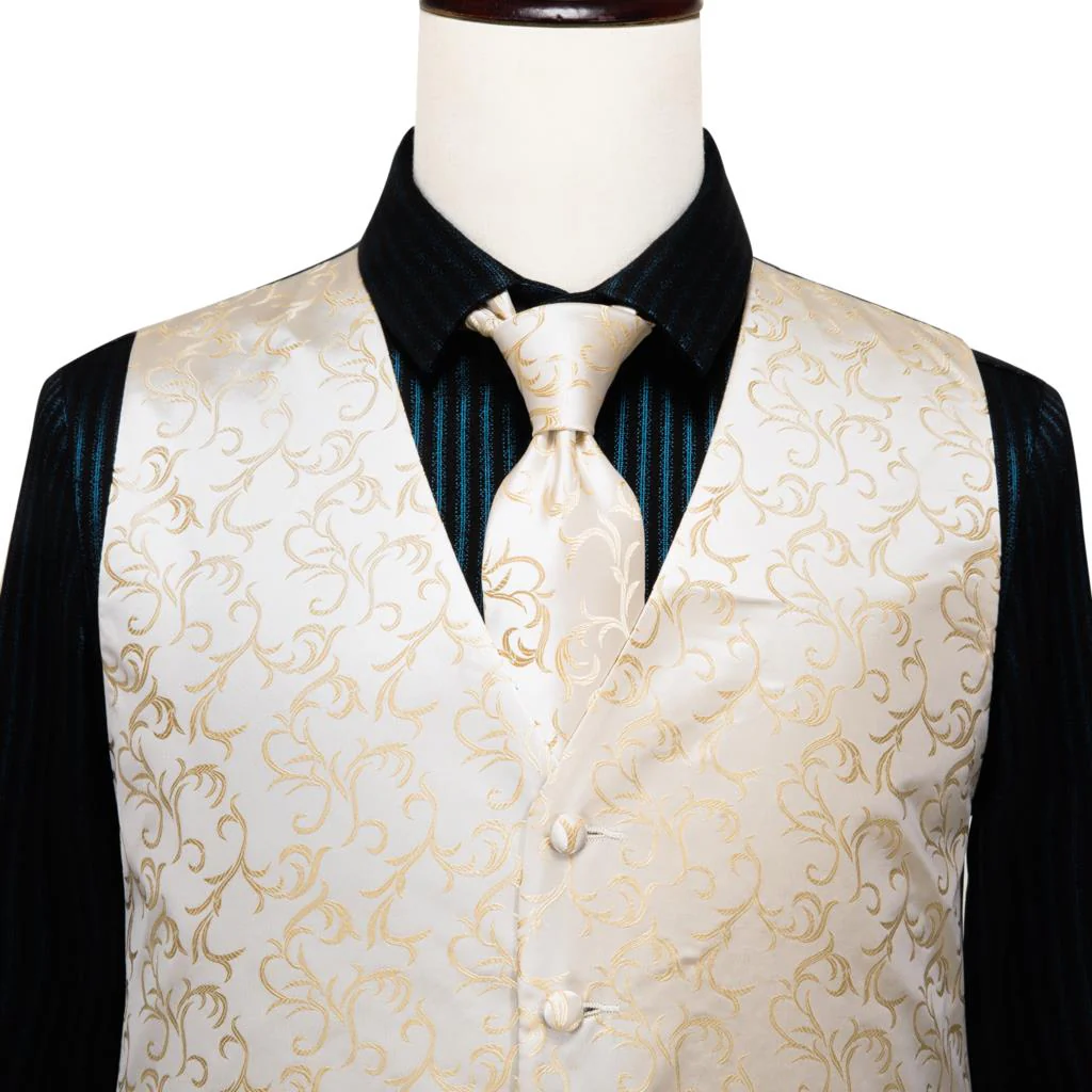 Gilet Sans Manche — Jacquard Victorien - Image 3