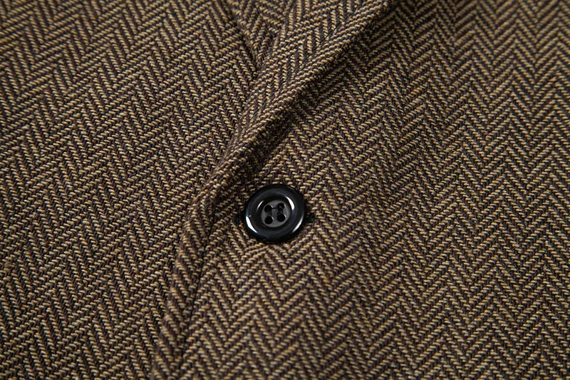 Gilet Tweed Homme Vintage - Revers et Poches - Image 20
