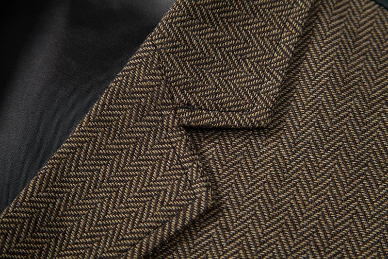 Gilet Tweed Homme Vintage - Revers et Poches - Image 21