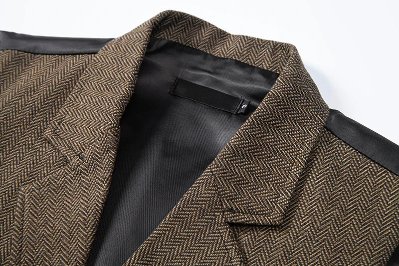 Gilet Tweed Homme Vintage - Revers et Poches - Image 23