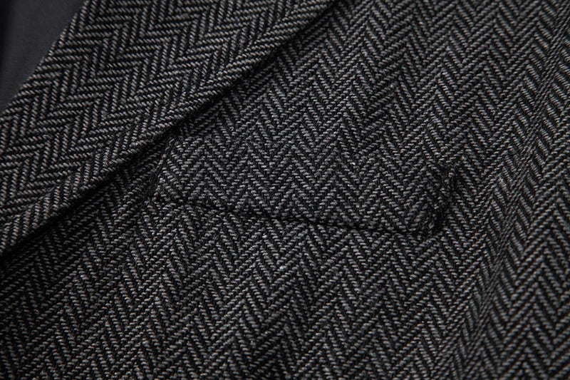 Gilet Tweed Homme Vintage - Revers et Poches - Image 31