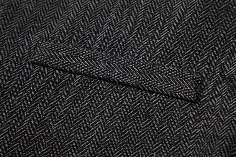 Gilet Tweed Homme Vintage - Revers et Poches - Image 32