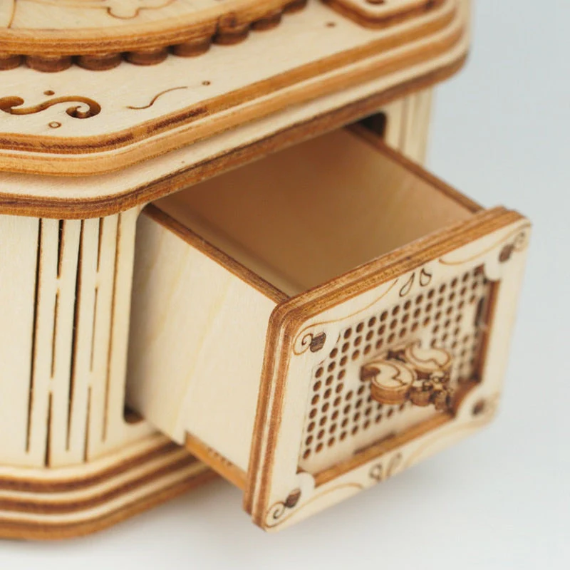 Maquette Gramophone en Bois DIY - Image 4