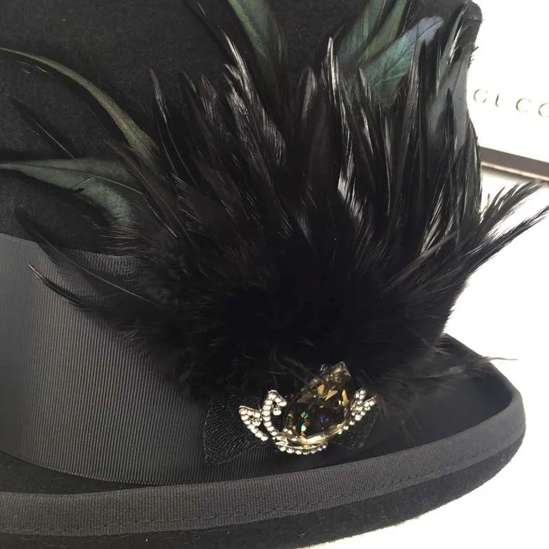 Chapeau Gothique Femme — Haut de Forme - Image 5