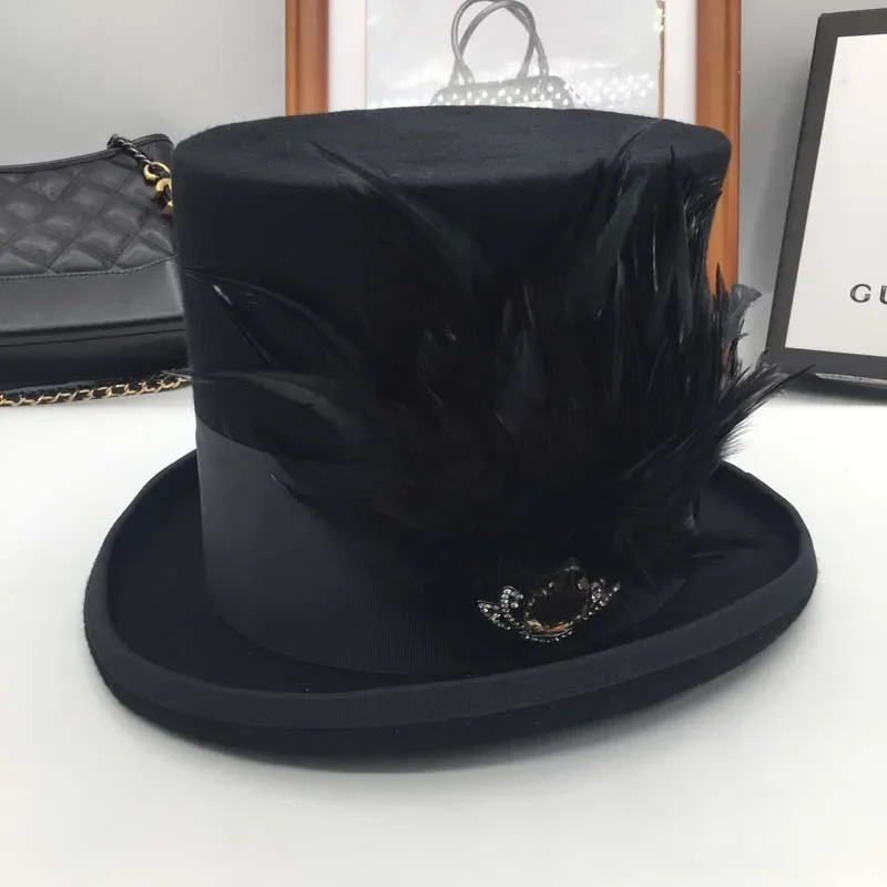 Chapeau Gothique Femme — Haut de Forme - Image 7