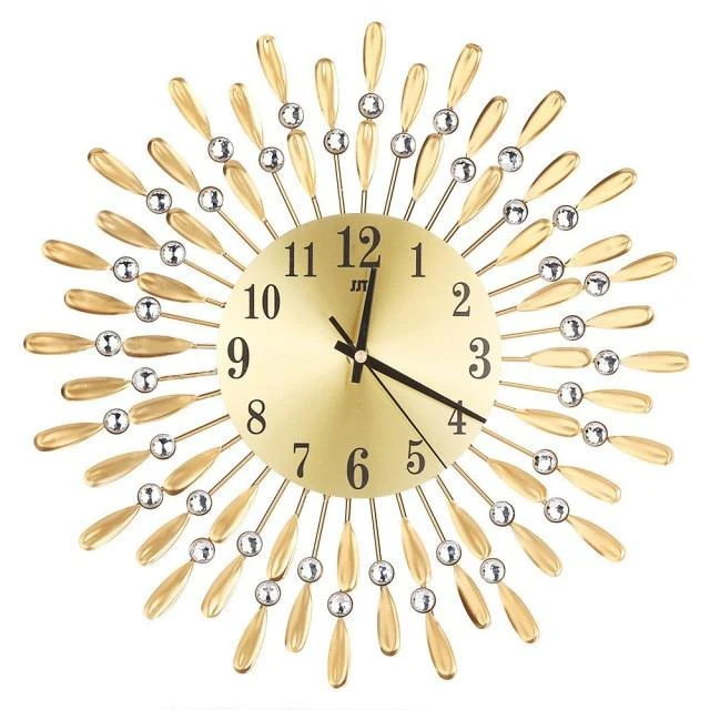 Horloge Steampunk Pétales de Métal