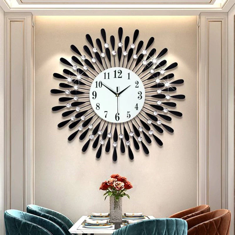 Horloge Steampunk Pétales de Métal - Image 2