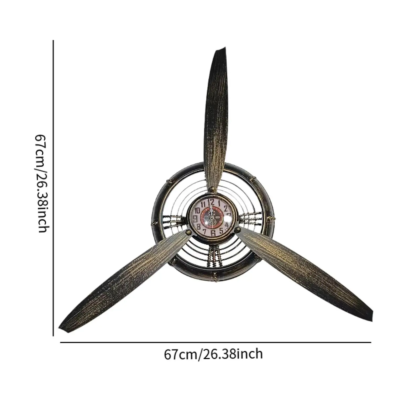 Horloge Murale Hélice Avion — Lindberg - Image 7