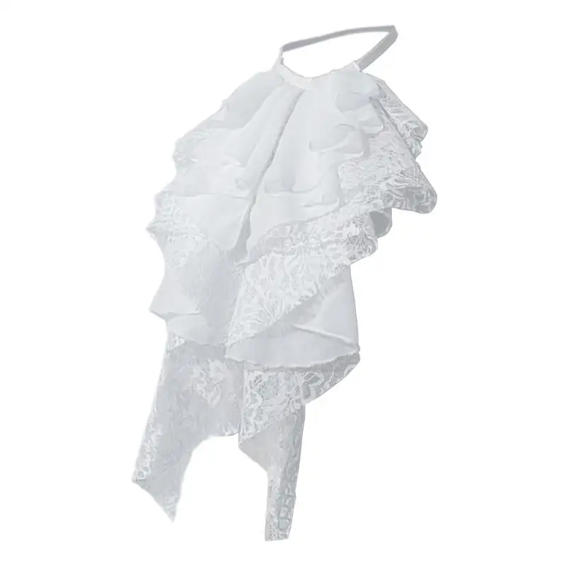 Jabot Dentelle Femme - Col Gothique Noir ou Blanc - Image 4