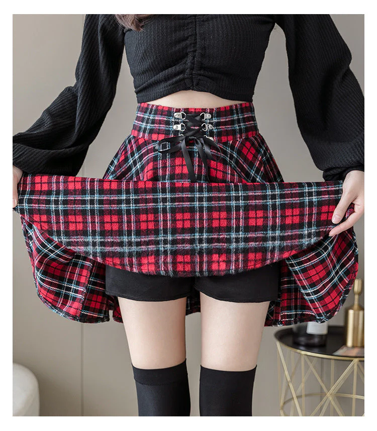 Jupe Gothique — Tartan Harajuku - Image 3