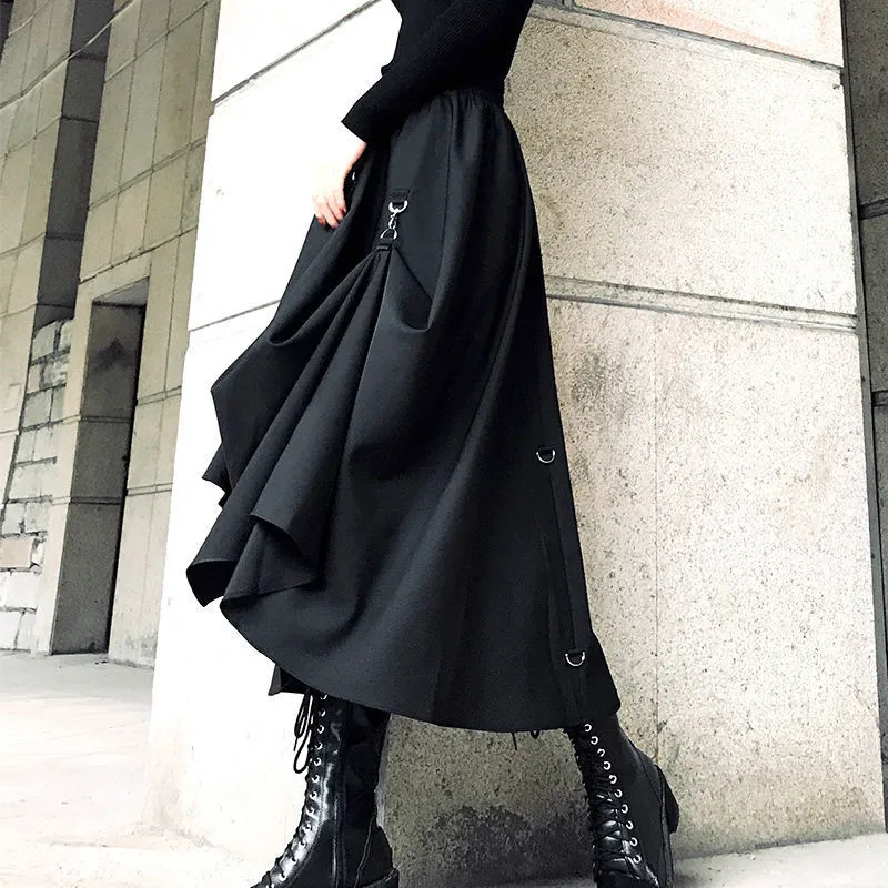 Jupe Gothique Harajuku Taille Haute - Image 6