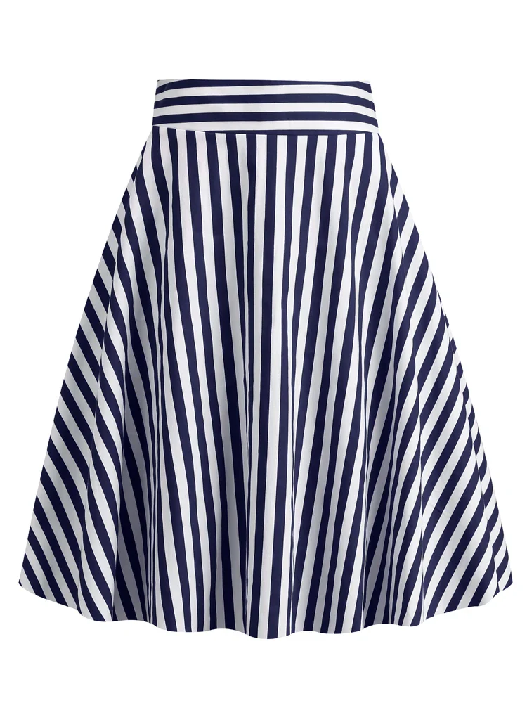 Jupe Steampunk — White Stripes - Image 7
