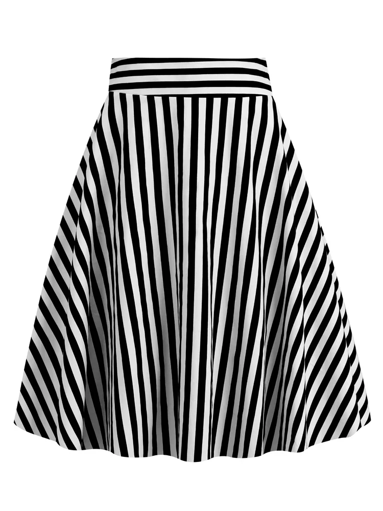 Jupe Steampunk — White Stripes - Image 8