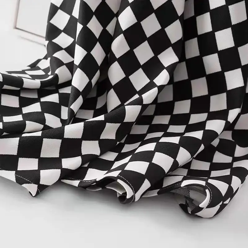 Jupe Noire et Blanche à Carreaux — Style Vichy - Image 5